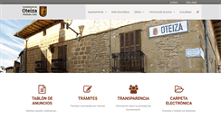 Desktop Screenshot of oteiza.es